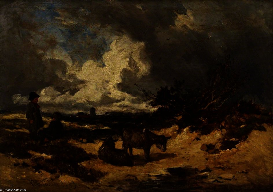 A Heath Scene — William James Müller