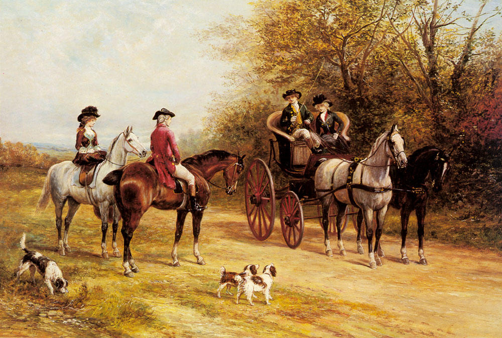 A Chat With His Lordship — Heywood Hardy