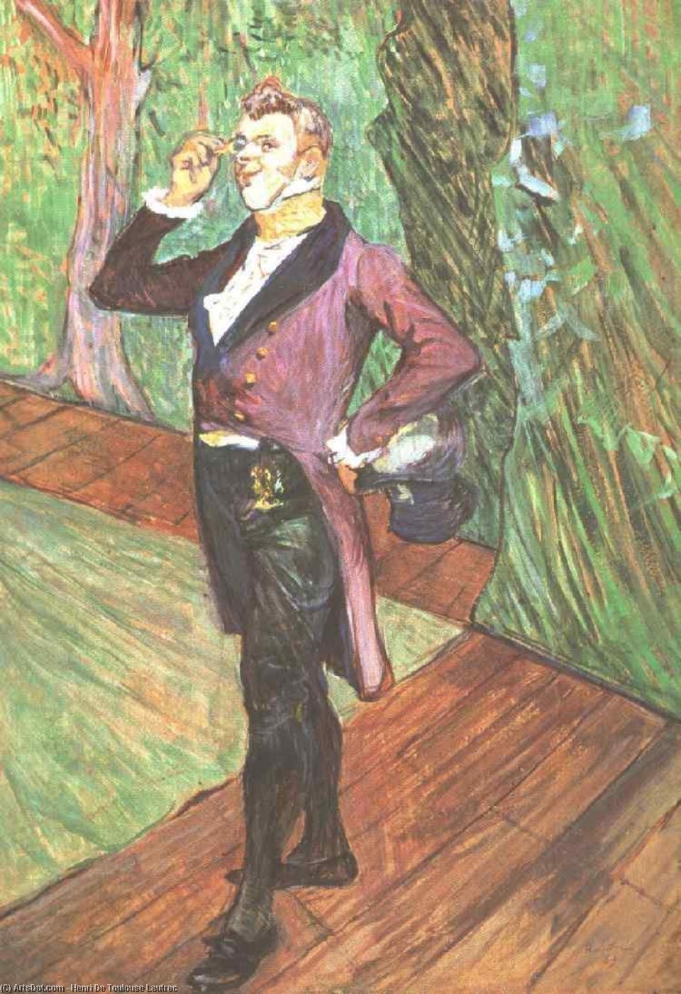 Portrait Of M. Samary — Henri De Toulouse-lautrec