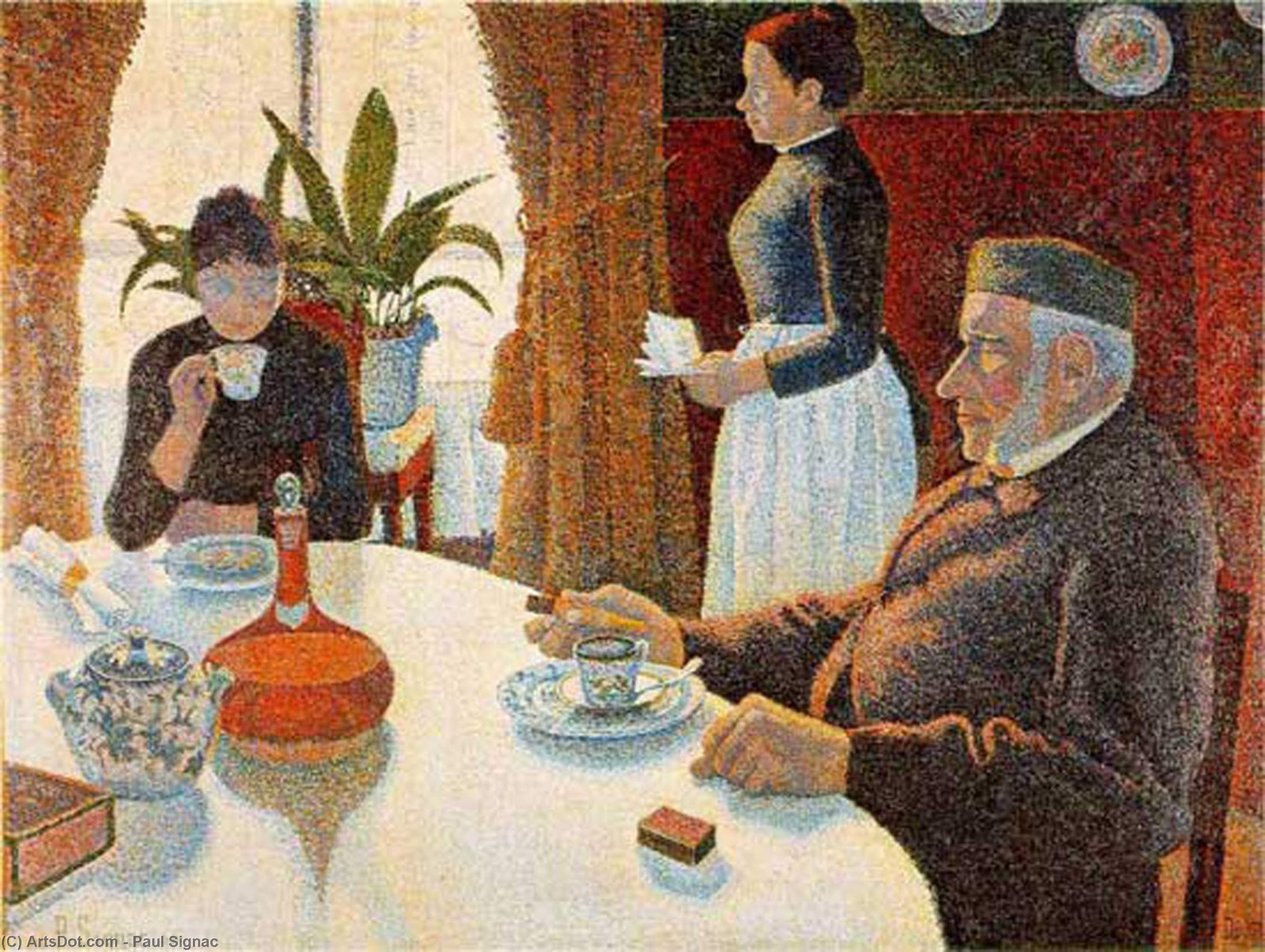 Breakfast (the Dining Room) — Paul Signac