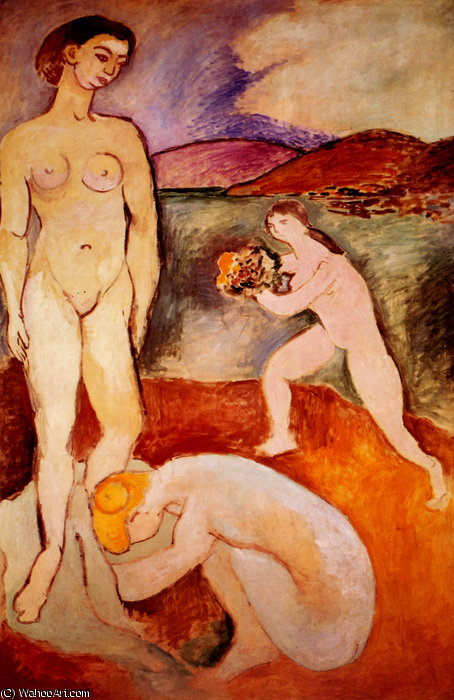 Luxe I Huile Sur Toile Paris, Musée D'art Moderne — Henri Matisse