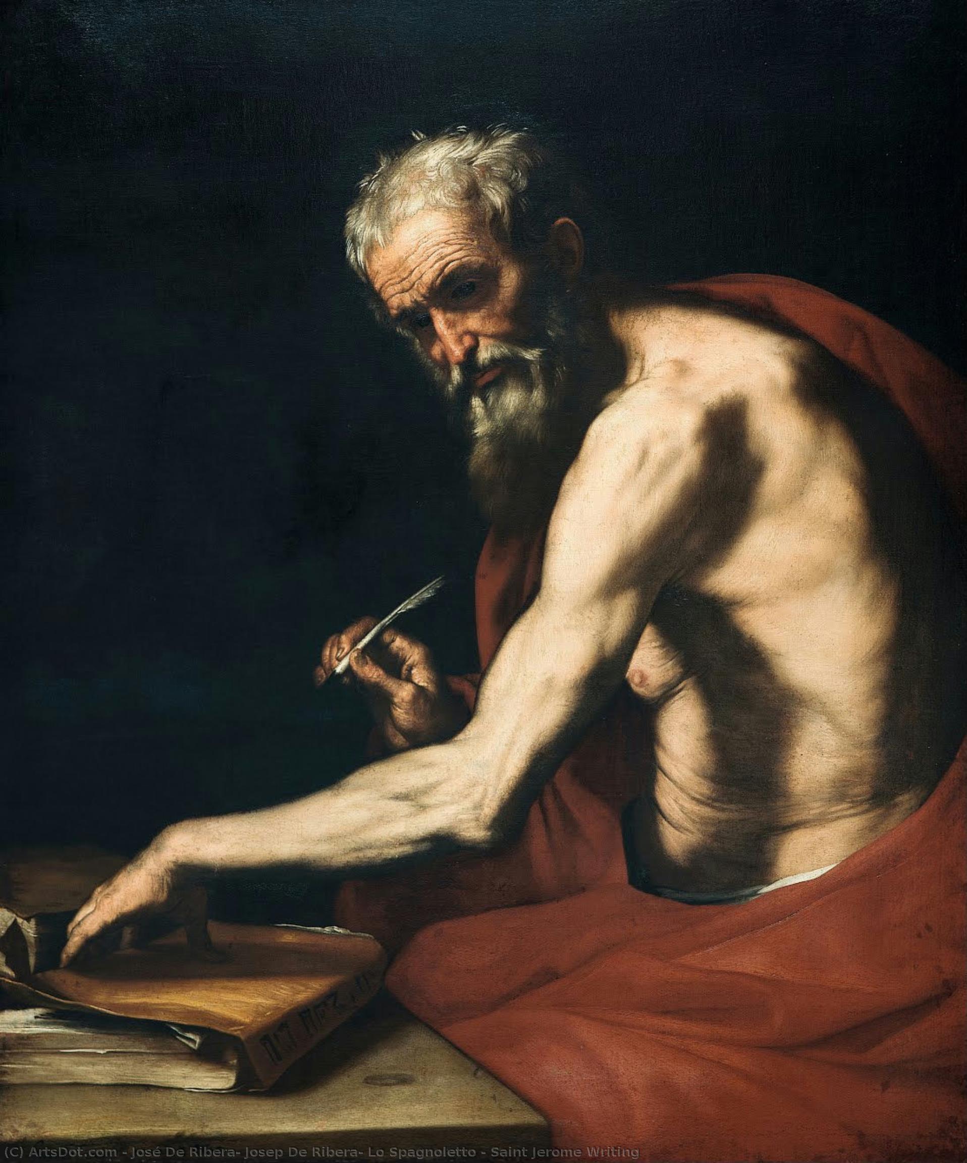 Saint Jerome Writing — Jusepe De Ribera