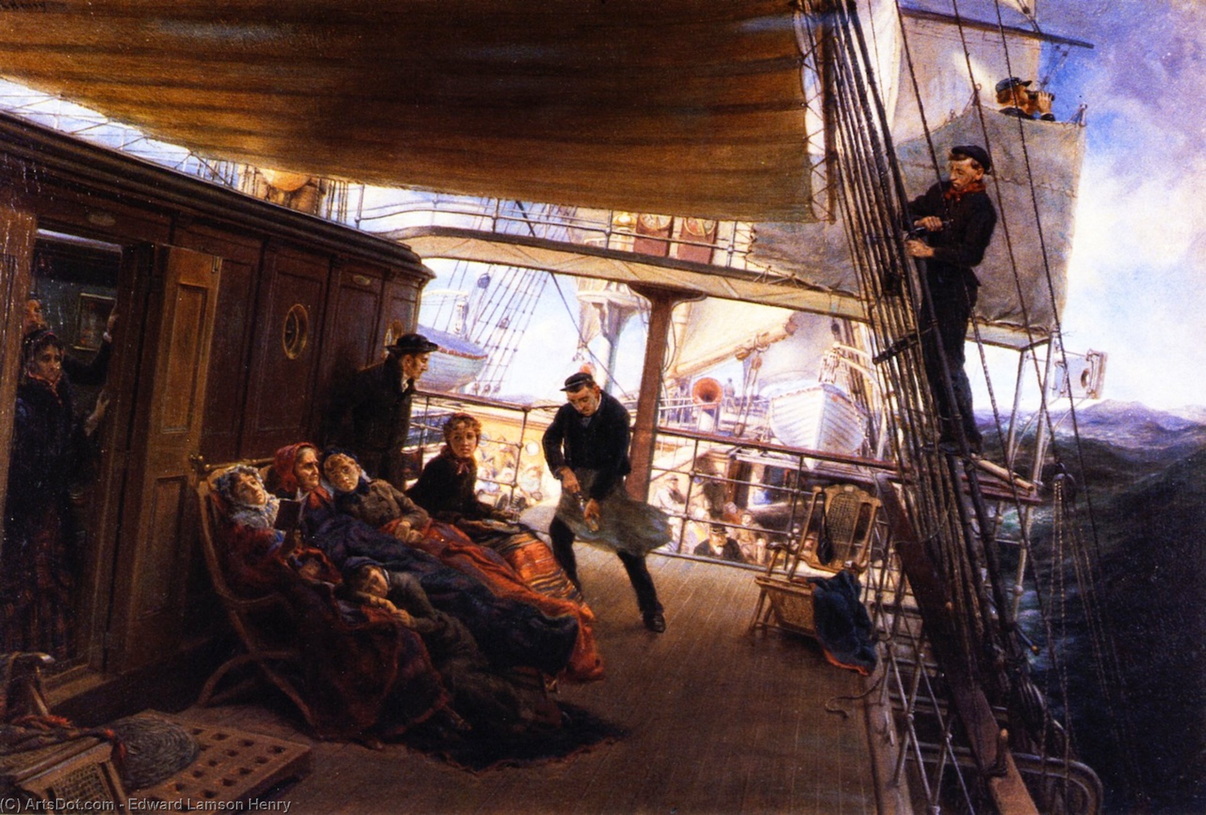 In The Roaring Forties — Edward Lamson Henry