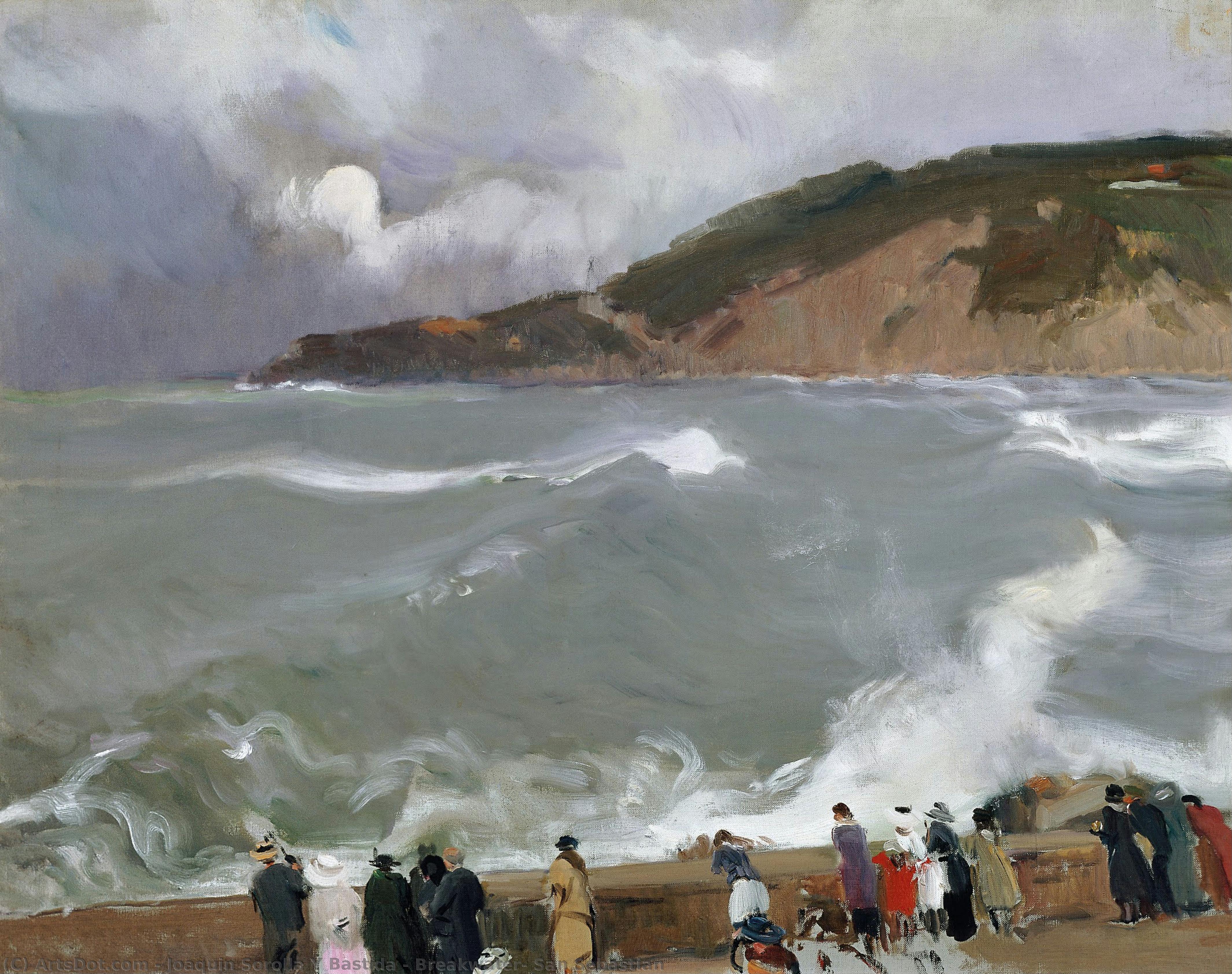 Breakwater, San Sebastian — Joaquín Sorolla Y Bastida
