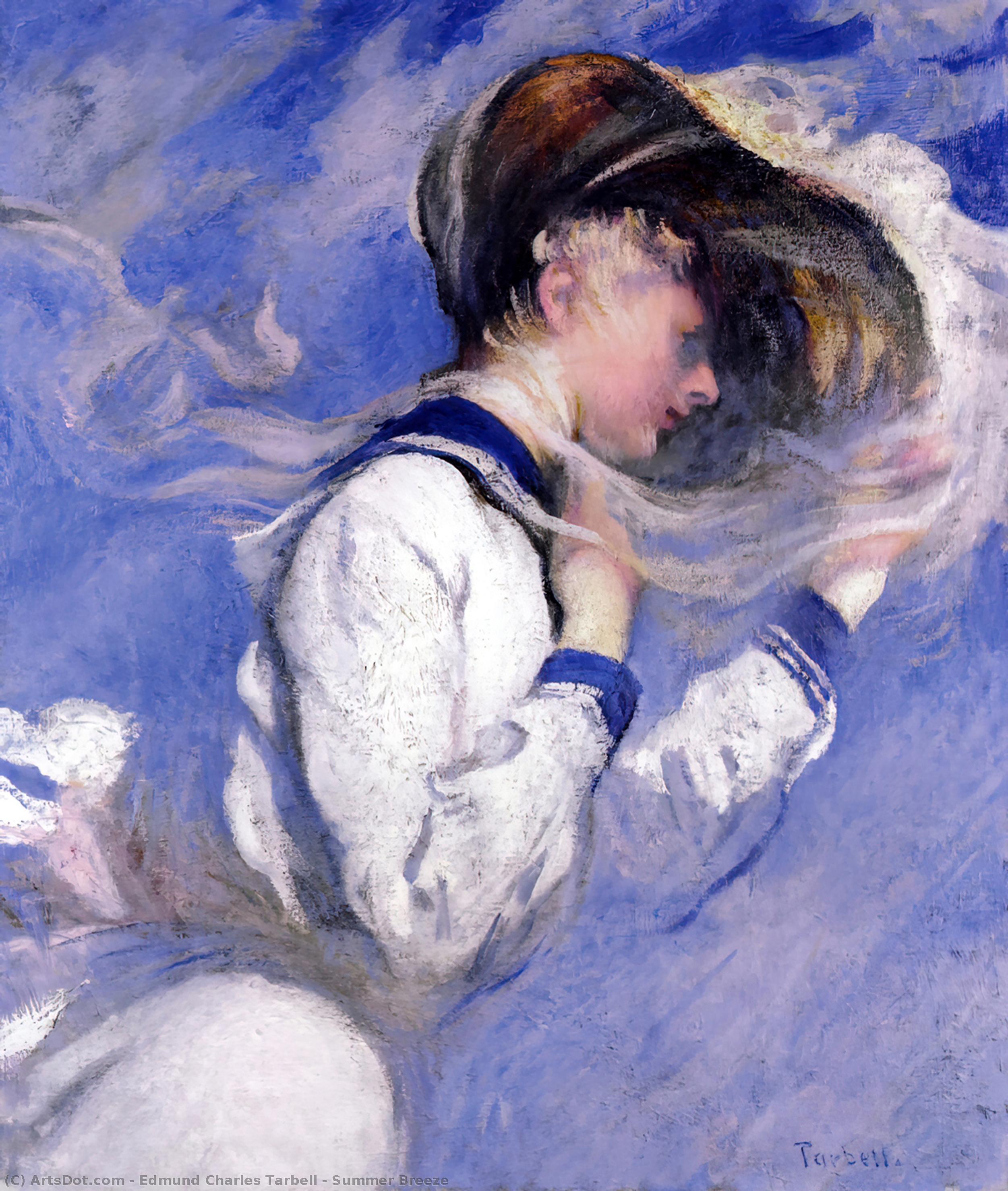 Summer Breeze — Edmund Charles Tarbell