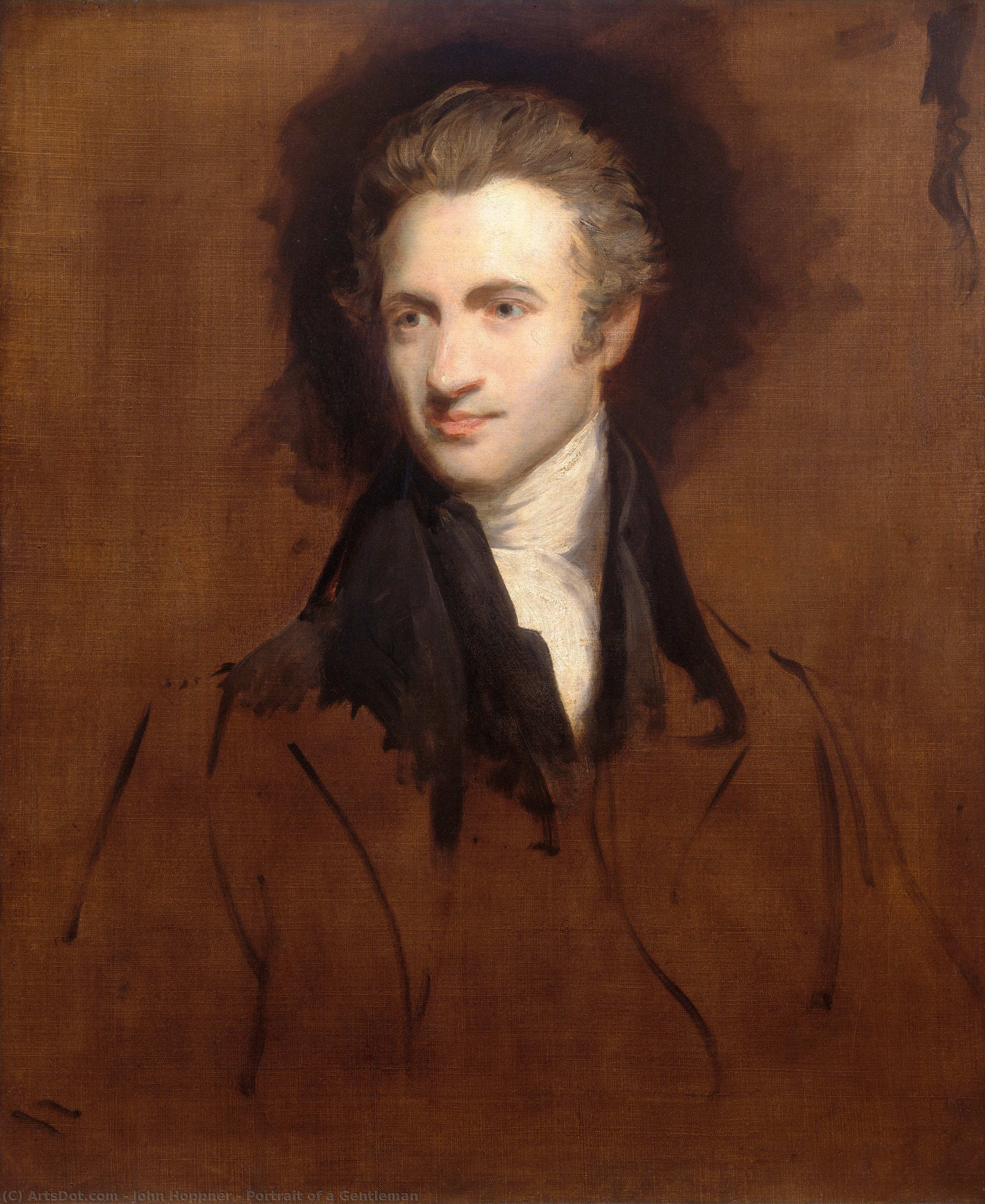 Portrait Of A Gentleman — John Hoppner