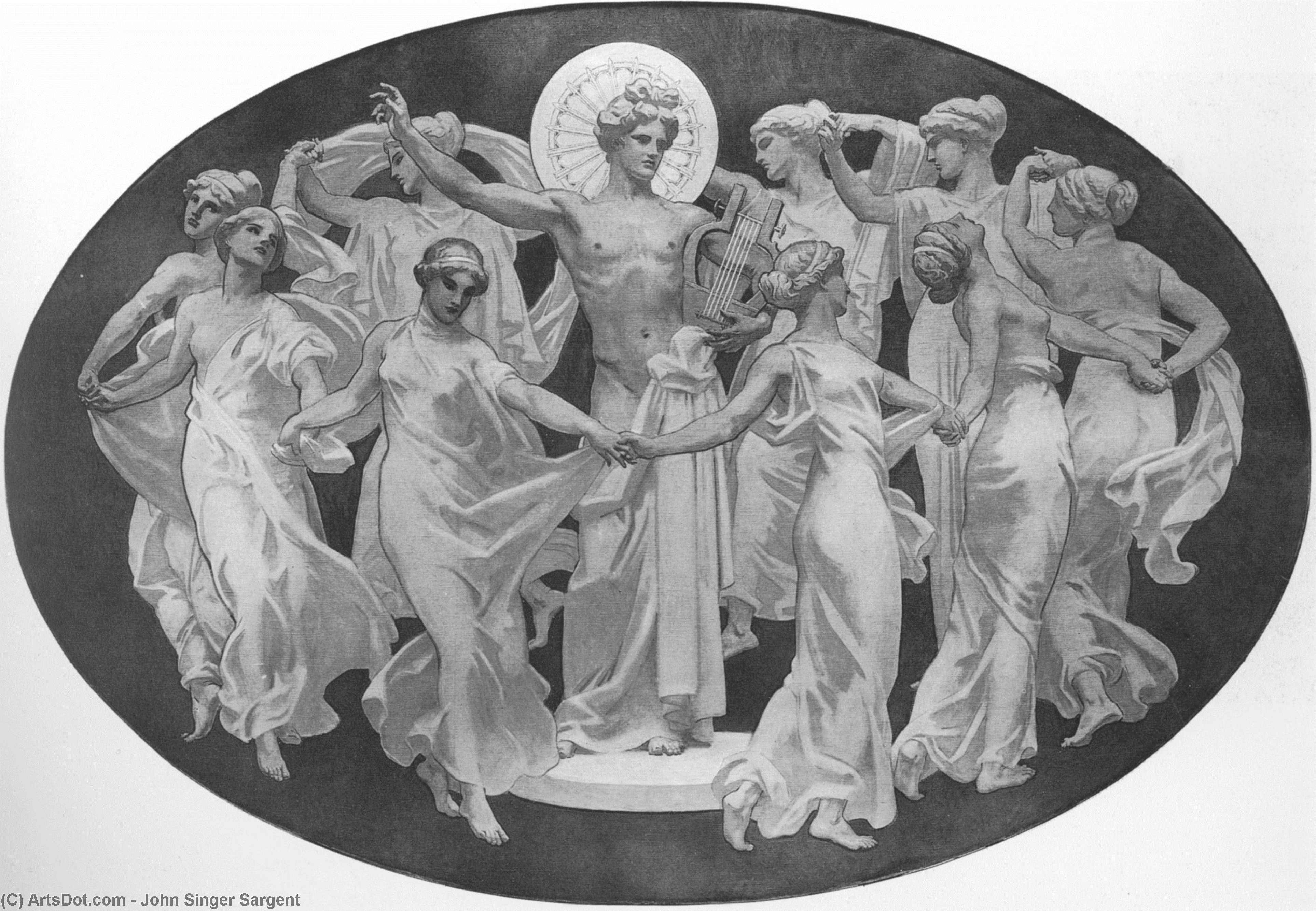 Apollo And The Muses — John Singer Sargent