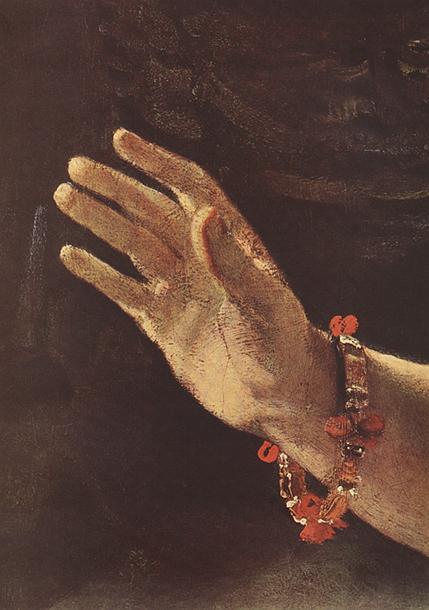 Danaë (detail)2 — Rembrandt Van Rijn