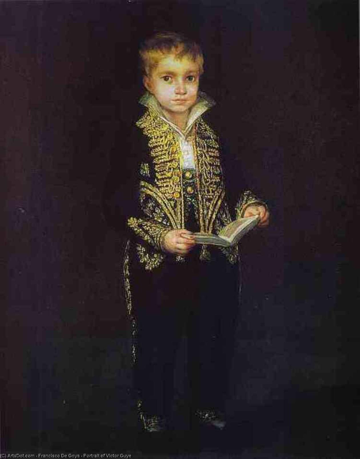 Portrait Of Victor Guye — Francisco José De Goya Y Lucientes
