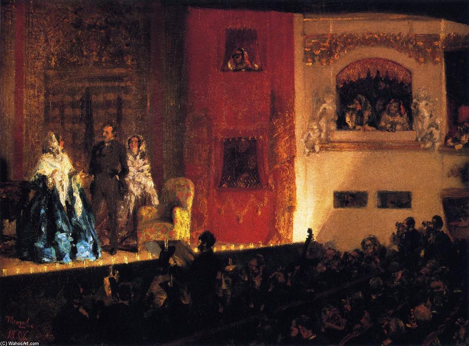 The Théâtre Du Gymnase — Adolph Von Menzel