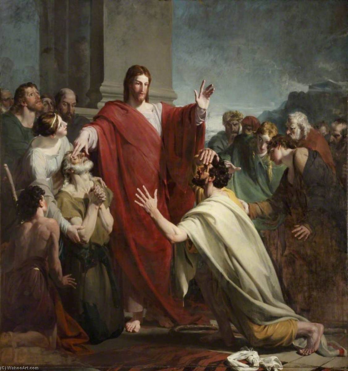 Christ Restoring Sight To The Blind — William Hilton Ii
