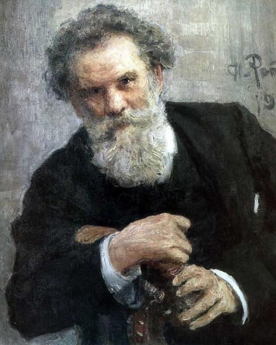Portrait Of The Author Vladimir Korolemko. — Ilya Yefimovich Repin