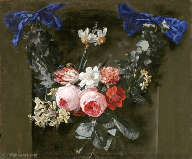 Wreath Of Pink Roses — Daniel Seghers