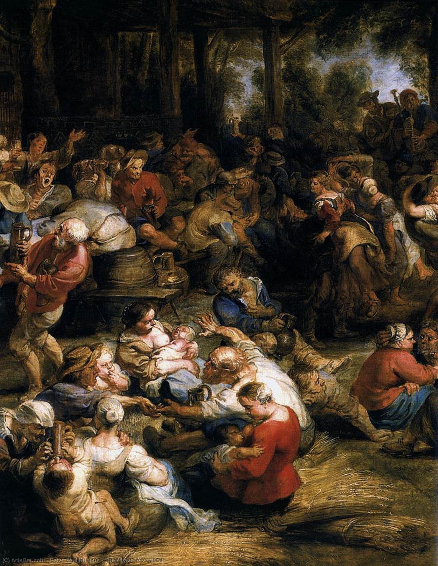 The Village Fête (detail) — Peter Paul Rubens