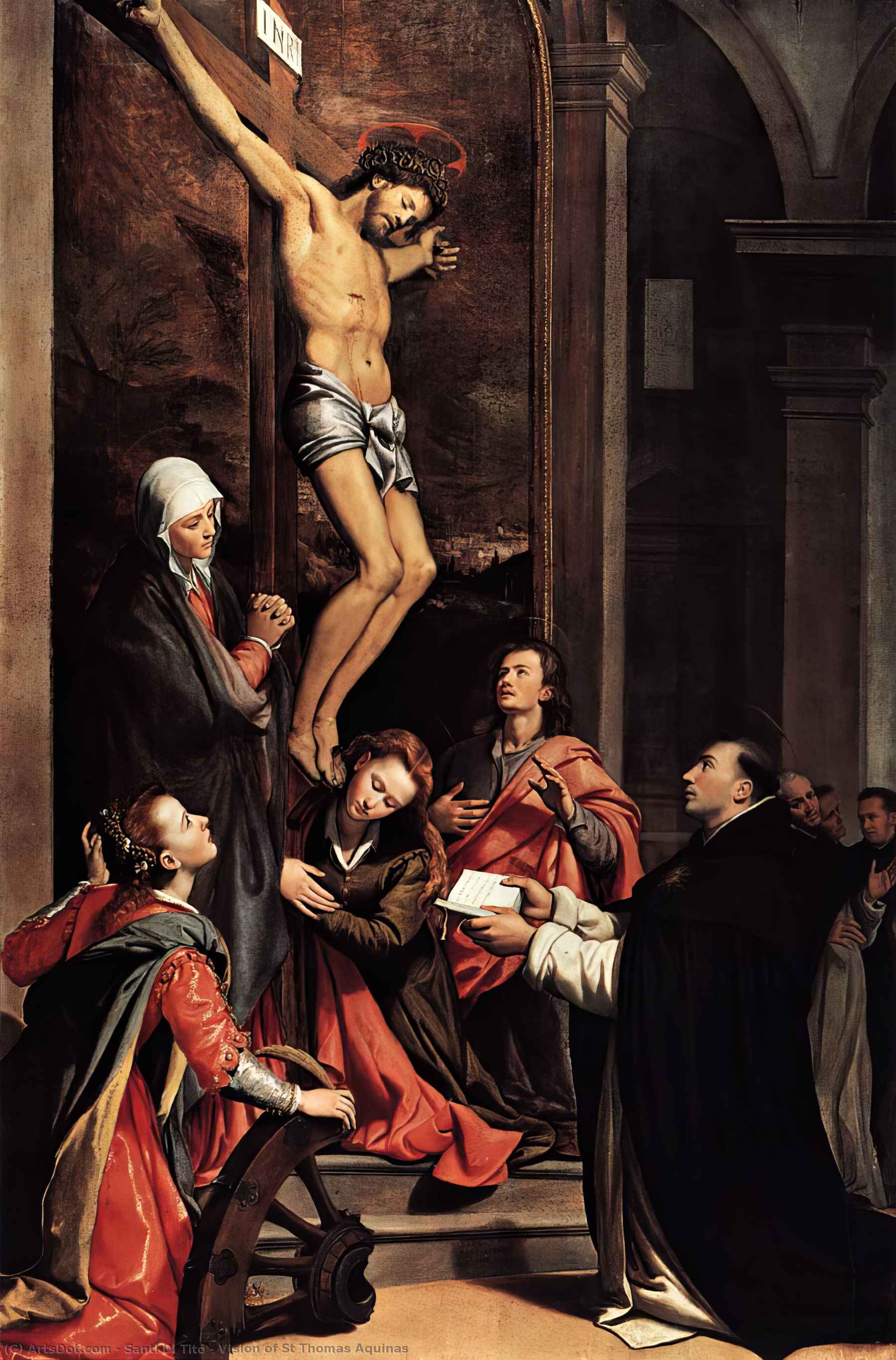 Vision Of St Thomas Aquinas — Santi Di Tito