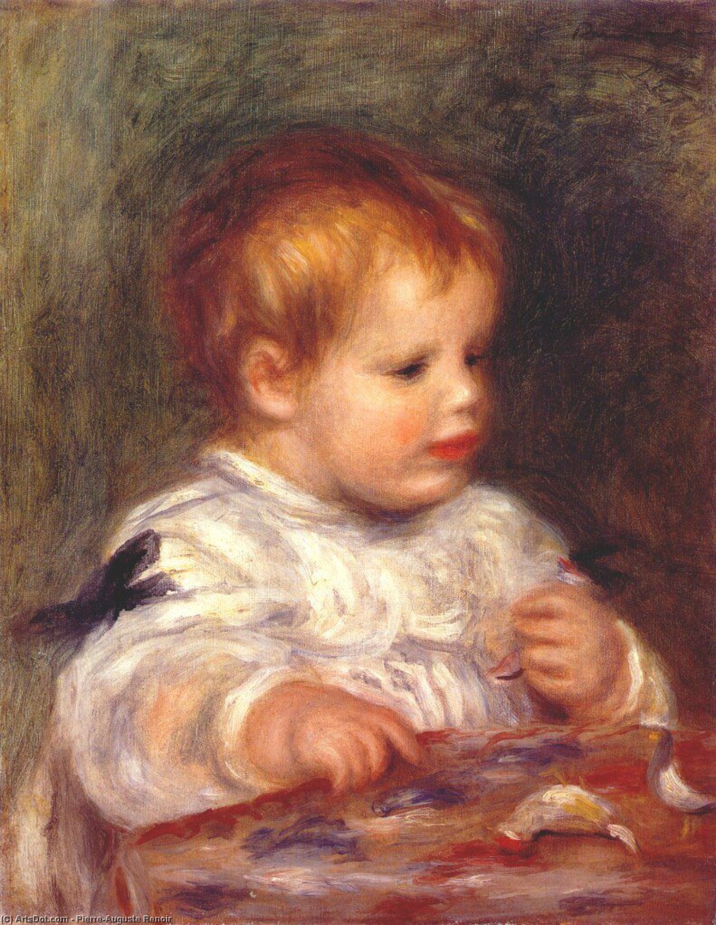 Jacques Fray As A Baby — Pierre-auguste Renoir