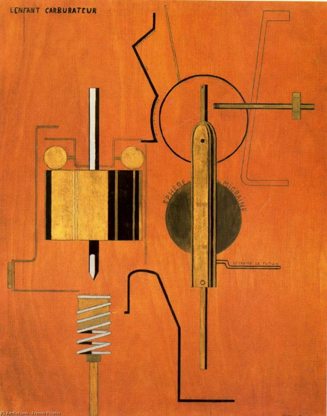 L'enfant Carburateur — Francis Picabia