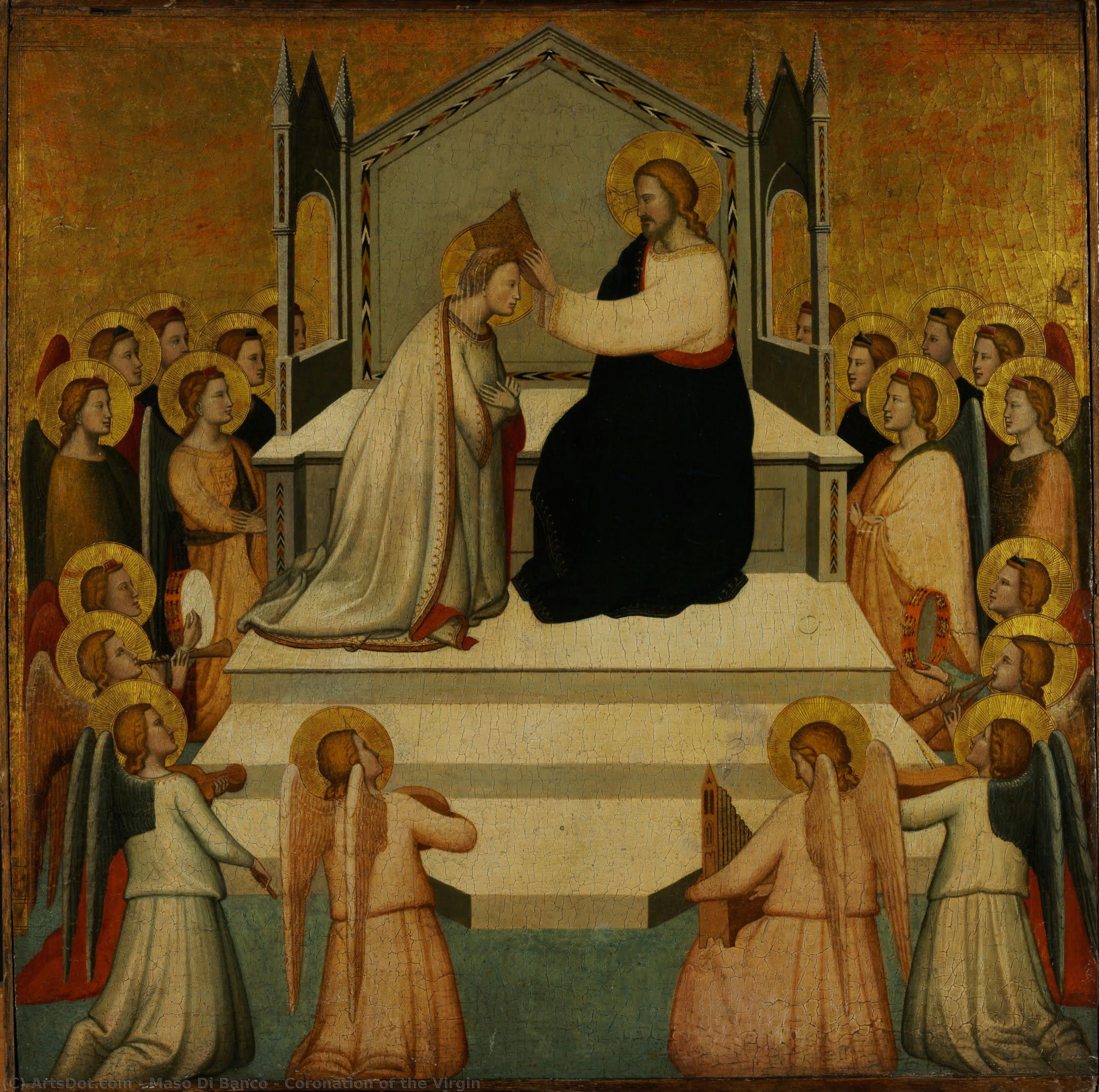 Coronation Of The Virgin — Maso Di Banco