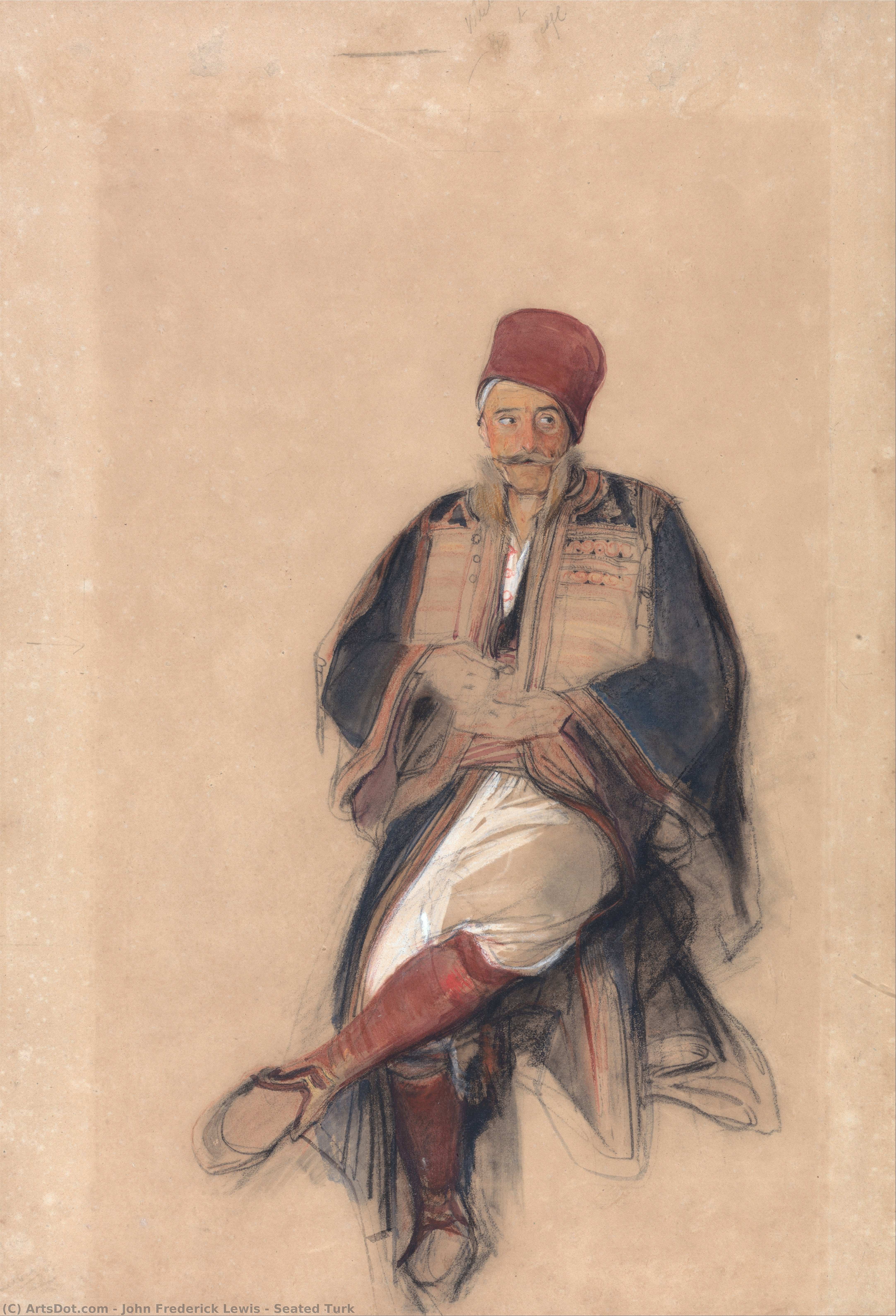 Seated Turk — John Frederick Lewis