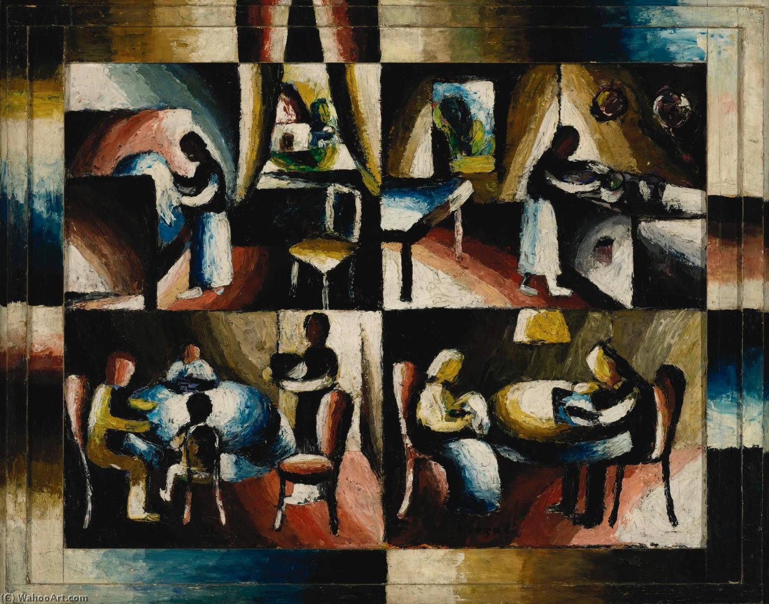 Häusliche Arbeit (housekeeping) — Arthur Segal