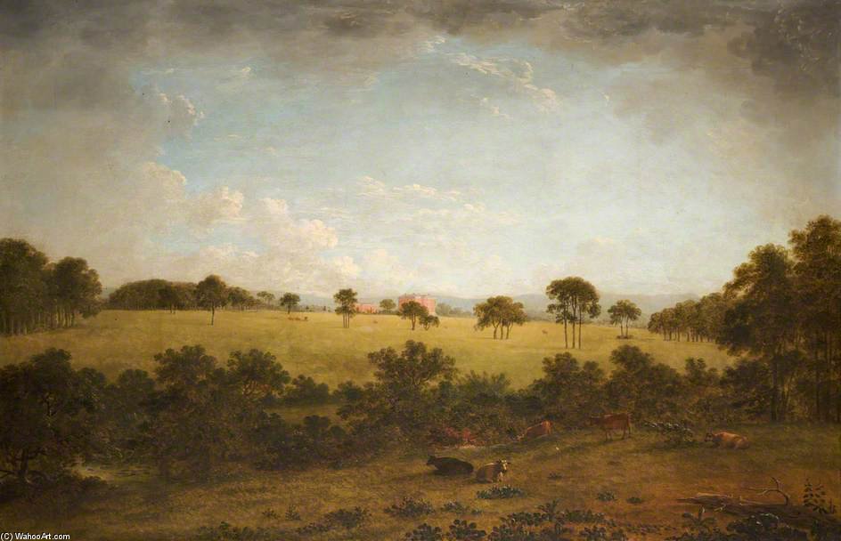 Tabley - The Park With A Distant View Of The House — Anthony Devis