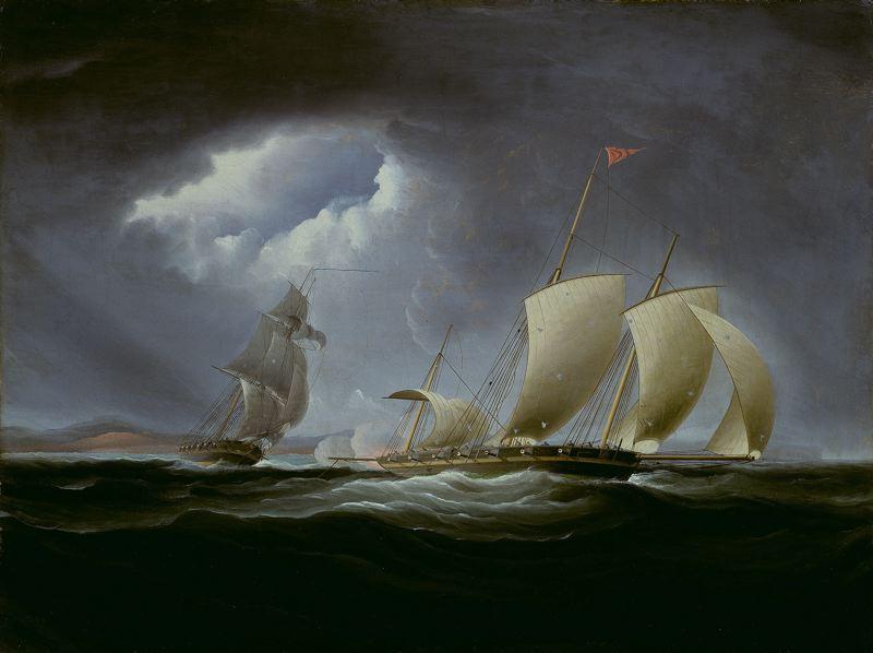 Capture Of The Tripoli By The Enterprise — Thomas Birch