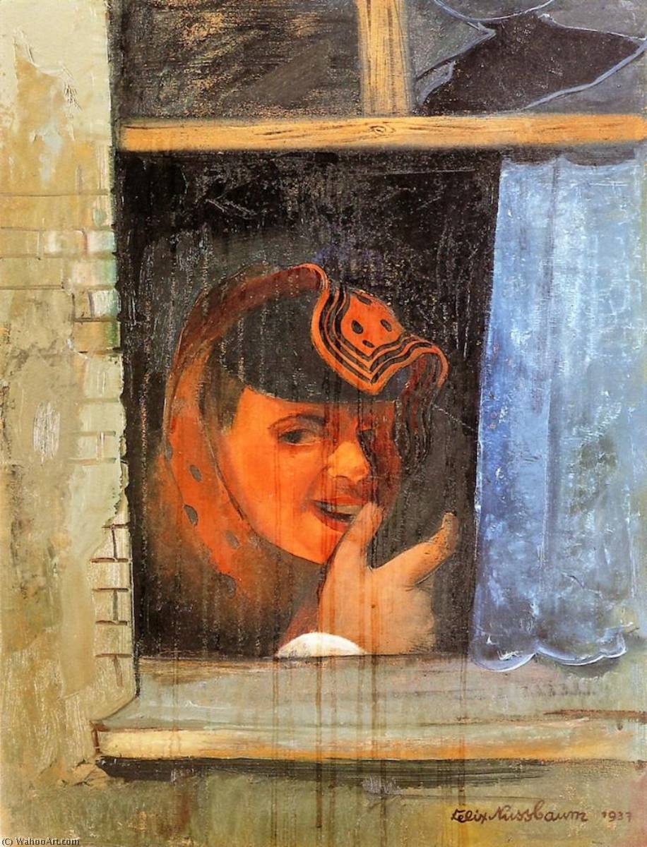 Man Behind The Window (also Known As Self Portrait After Adriaen Van Ostade) — Felix Nussbaum