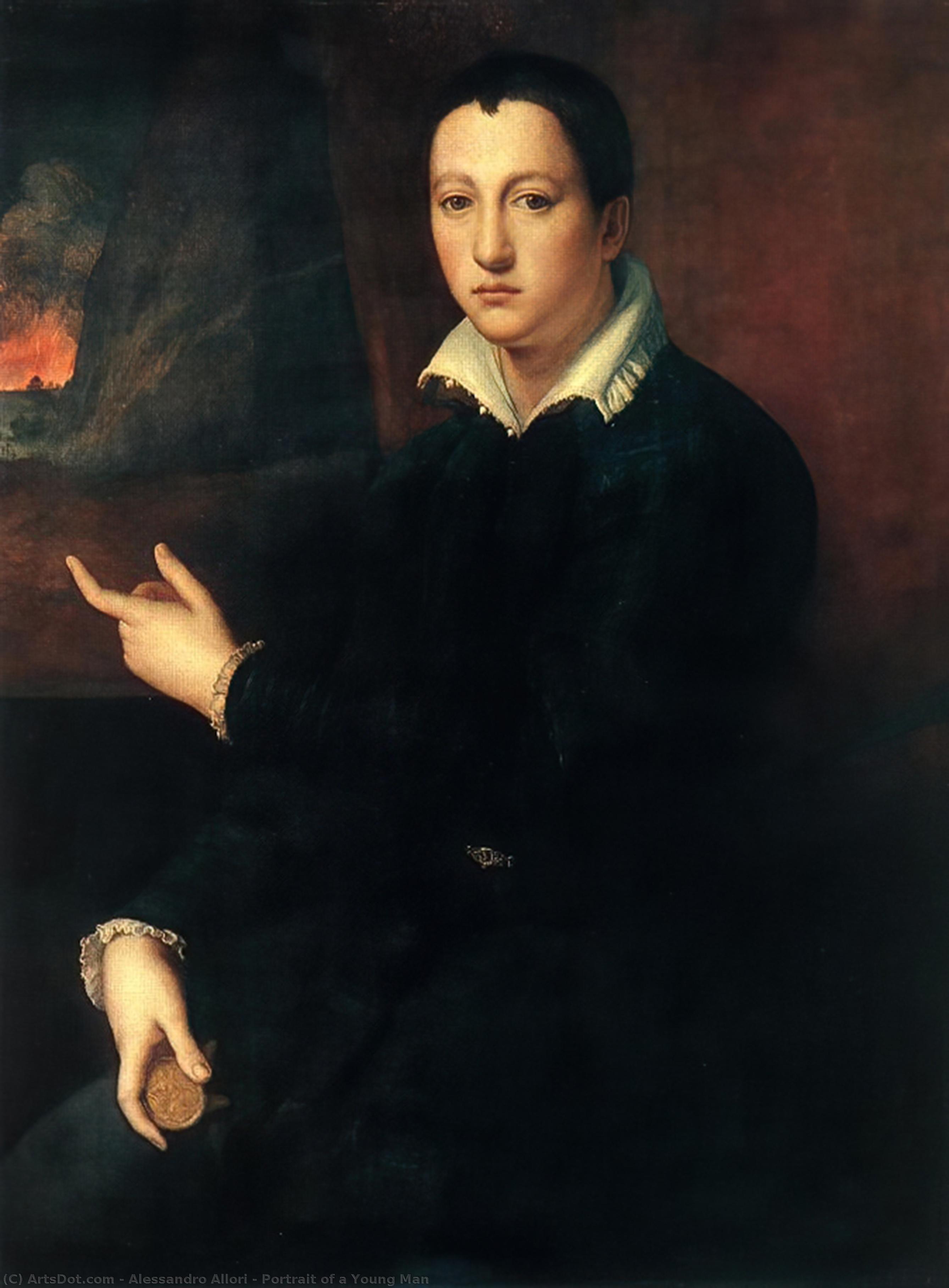 Portrait Of A Young Man — Alessandro Allori