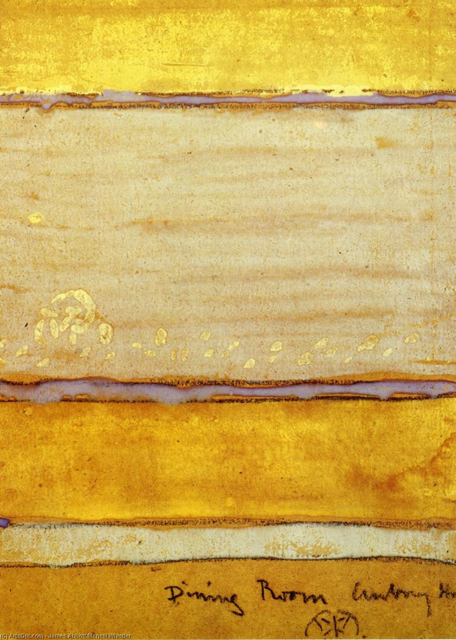 Colour Scheme For The Dining-room Of Aubrey House — James Abbott Mcneill Whistler