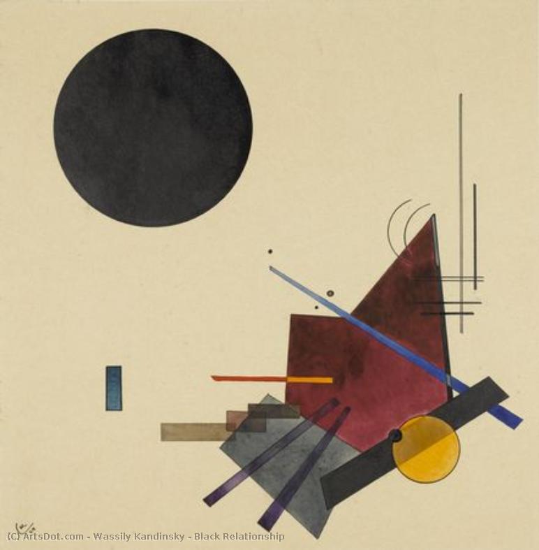 Black Relationship — Wassily Wassilyevich Kandinsky