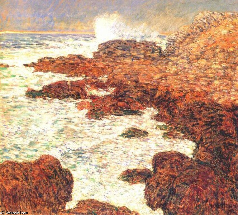 Seaweed And Surf, Appledore — Frederick Childe Hassam