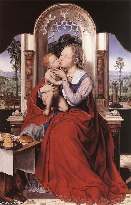 The Virgin Enthroned — Quentin Massys