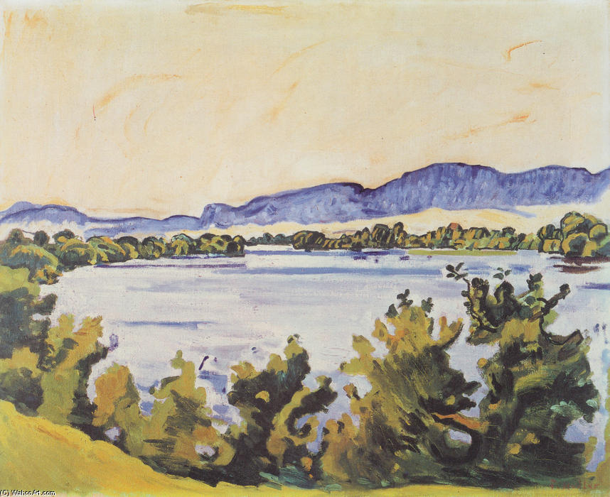 The River Aare In Solothurn — Ferdinand Hodler