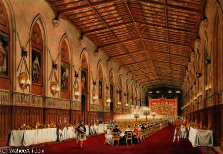 St George's Hall, Windsor Castle — James Baker Pyne