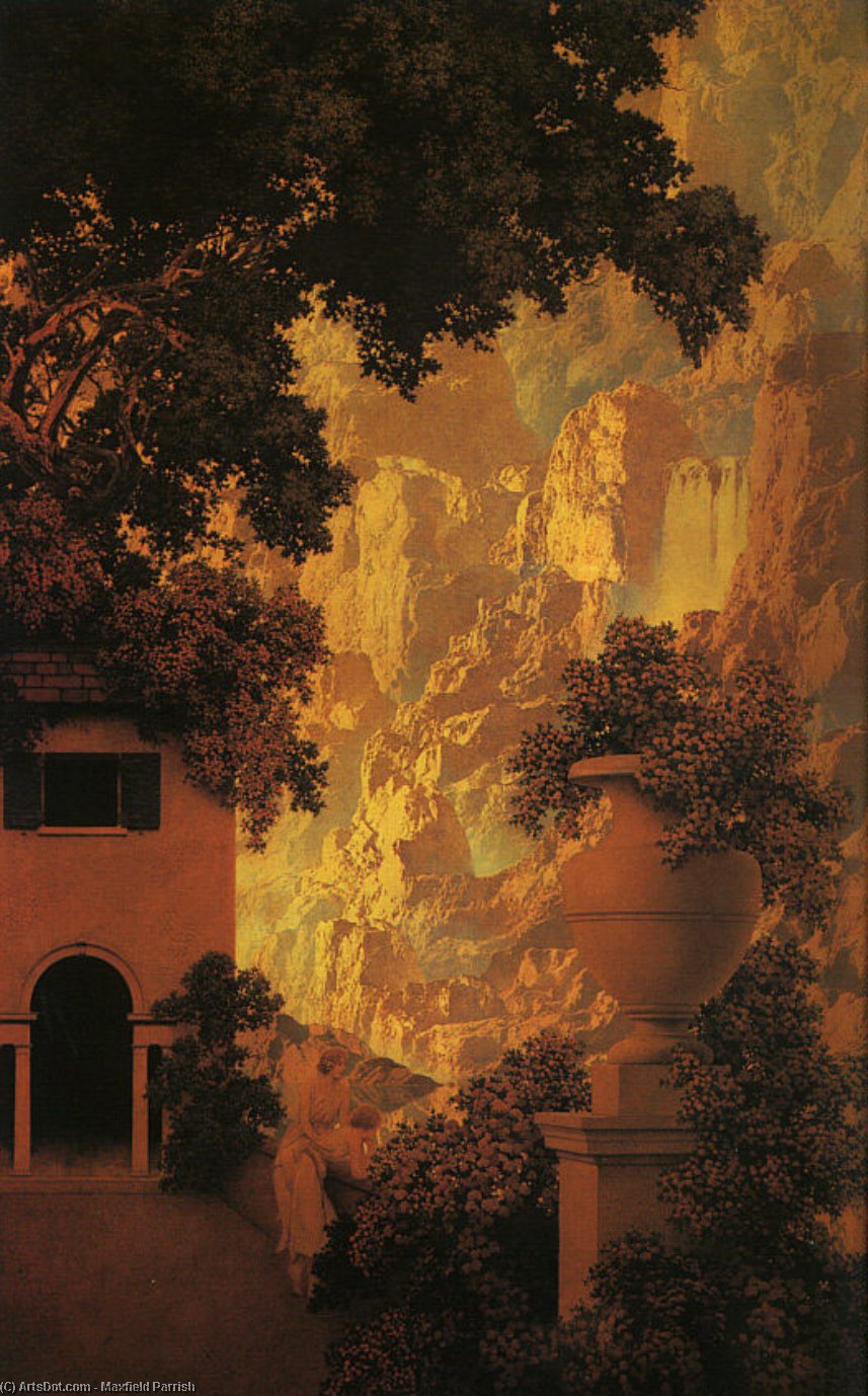 Sunrise — Maxfield Parrish
