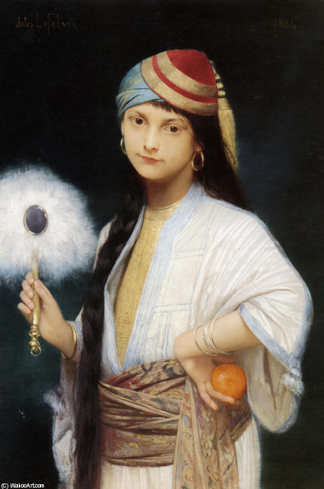 The Feathered Fan — Jules Joseph Lefebvre