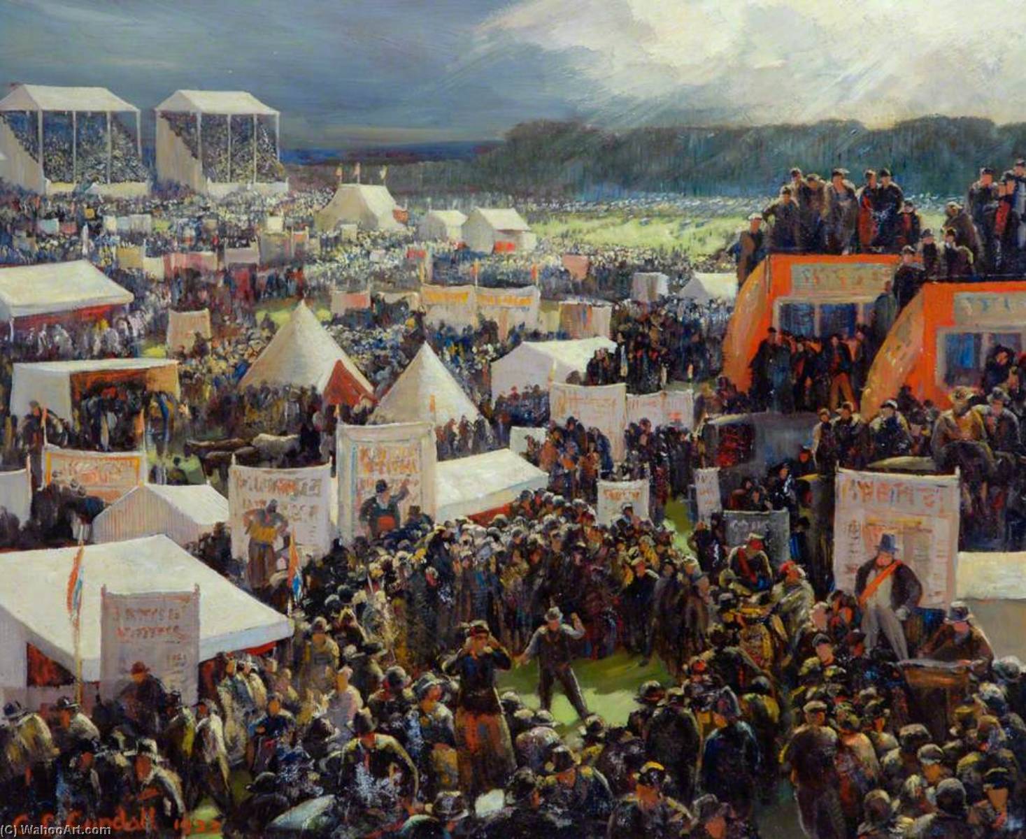 Derby Day — Charles Ernest Cundall
