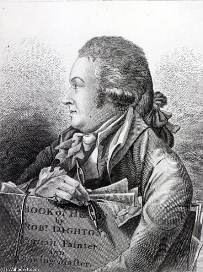 Self Portrait, Frontispiece — Robert Dighton
