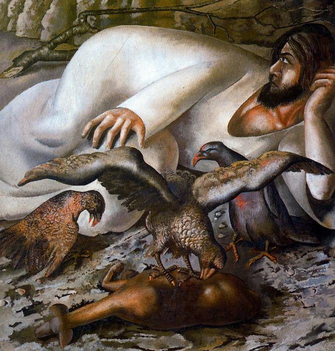 Cristo En El Desierto. Los Águilas — Sir Stanley Spencer