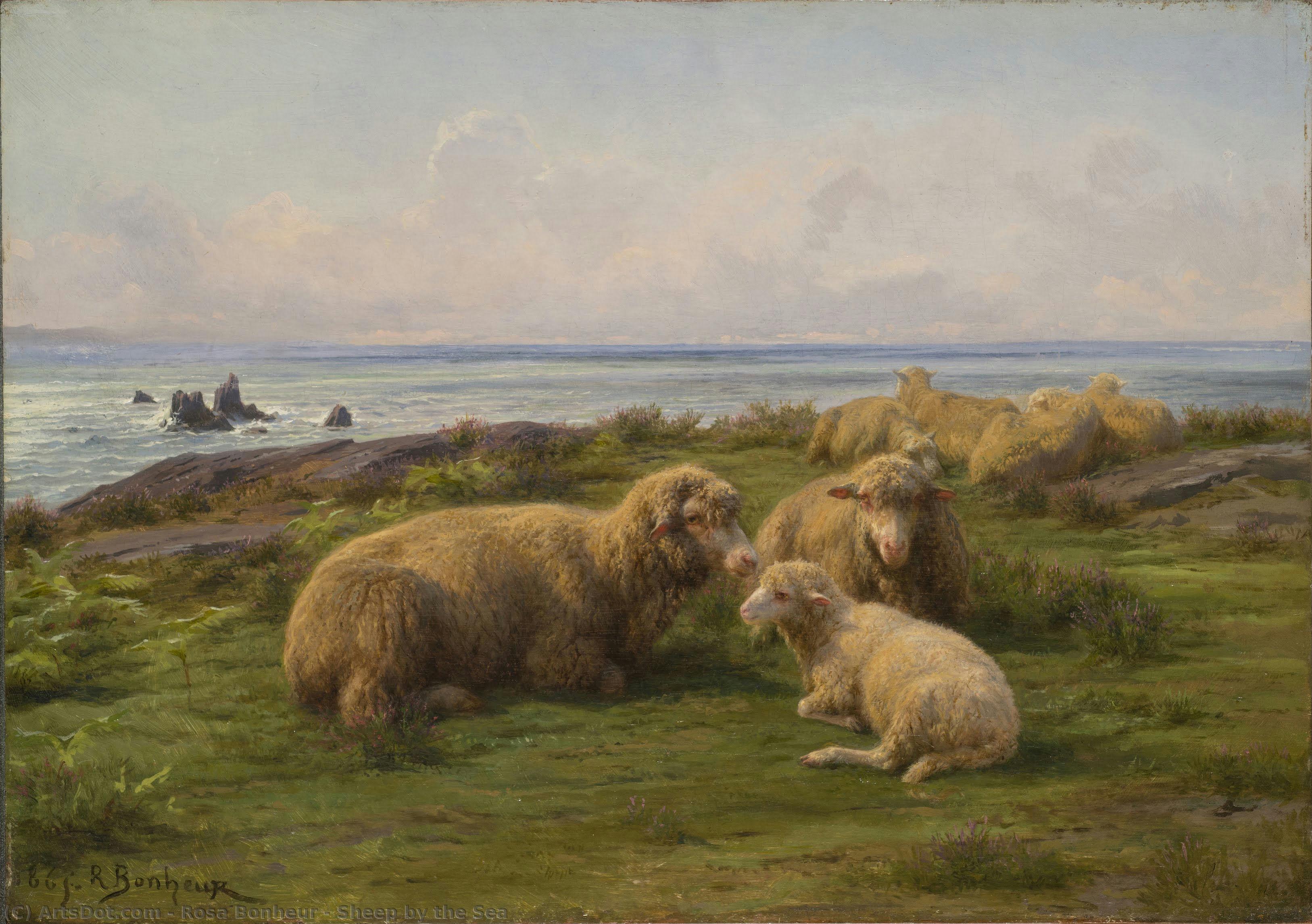 Sheep By The Sea — Rosa Bonheur
