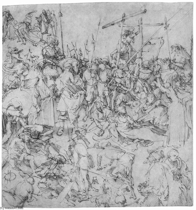 Studies Of A Calvary — Albrecht Dürer