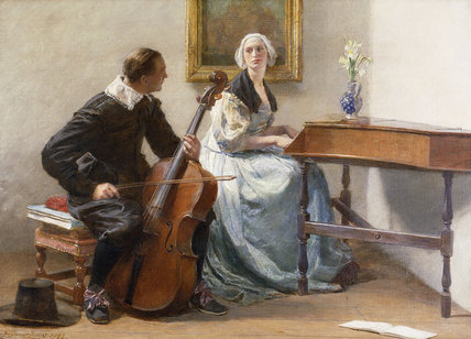An Unexpected Question — John Seymour Lucas