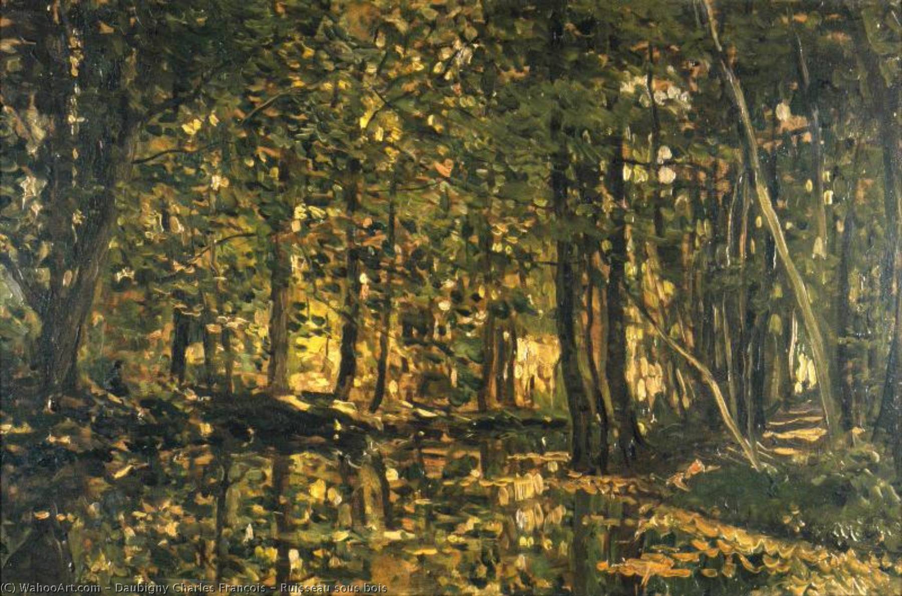 Ruisseau Sous Bois — Charles-françois Daubigny
