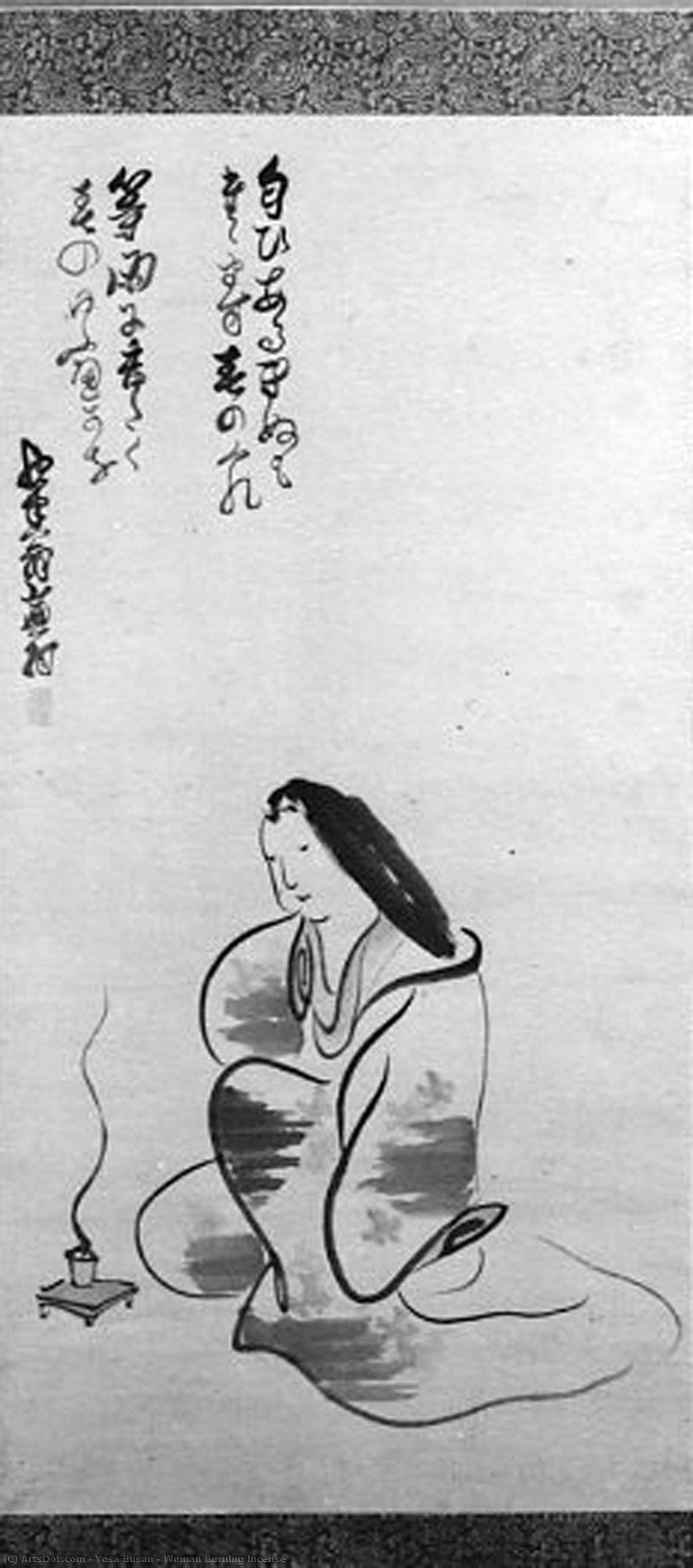 Woman Burning Incense — Yosa Buson