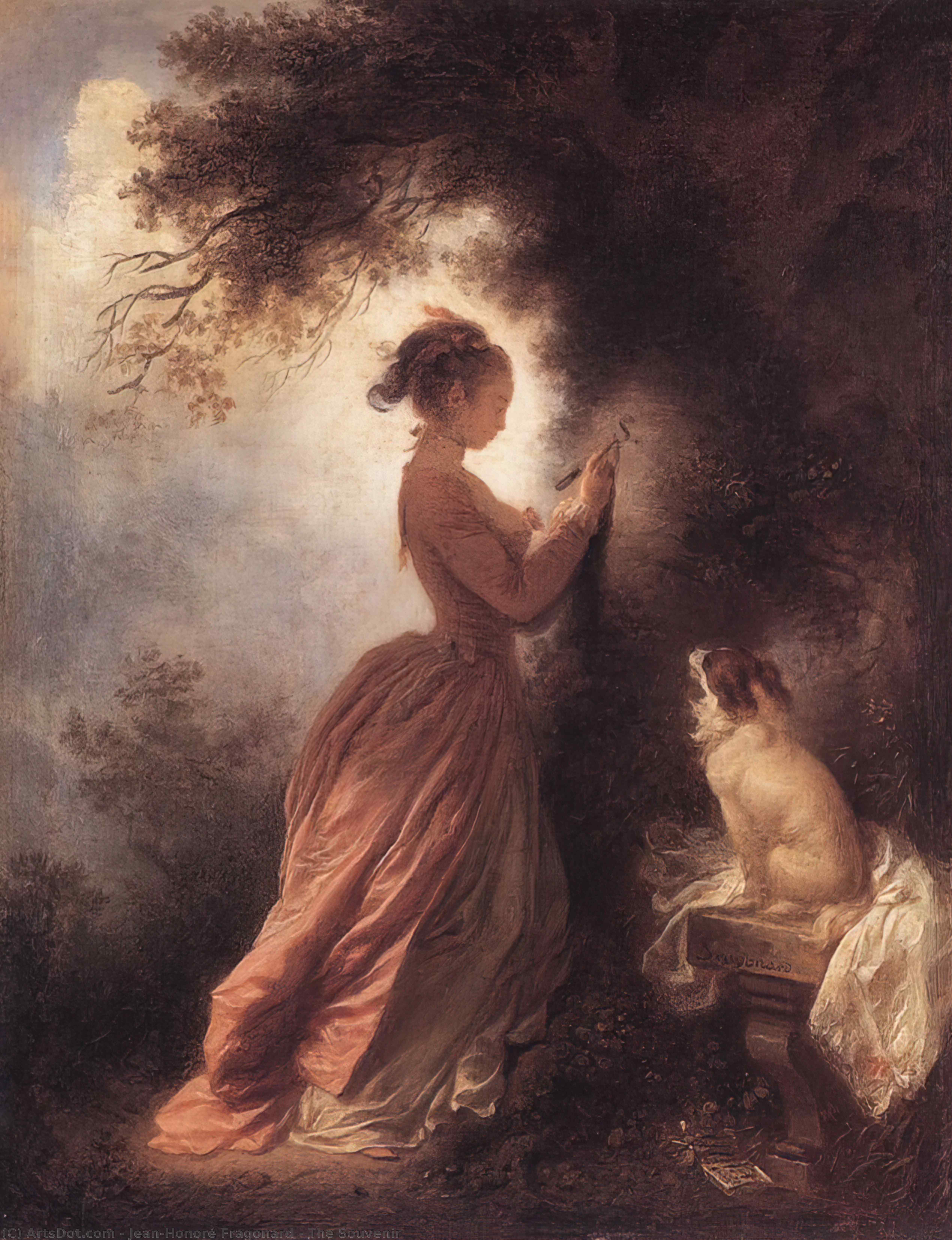 The Souvenir — Jean-honoré Fragonard