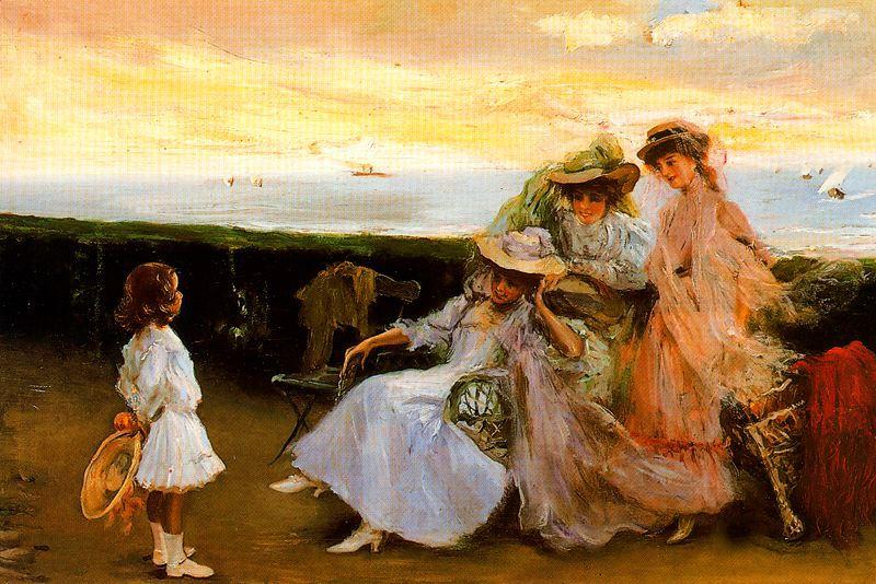 Terrace In Biarritz — José Villegas Cordero