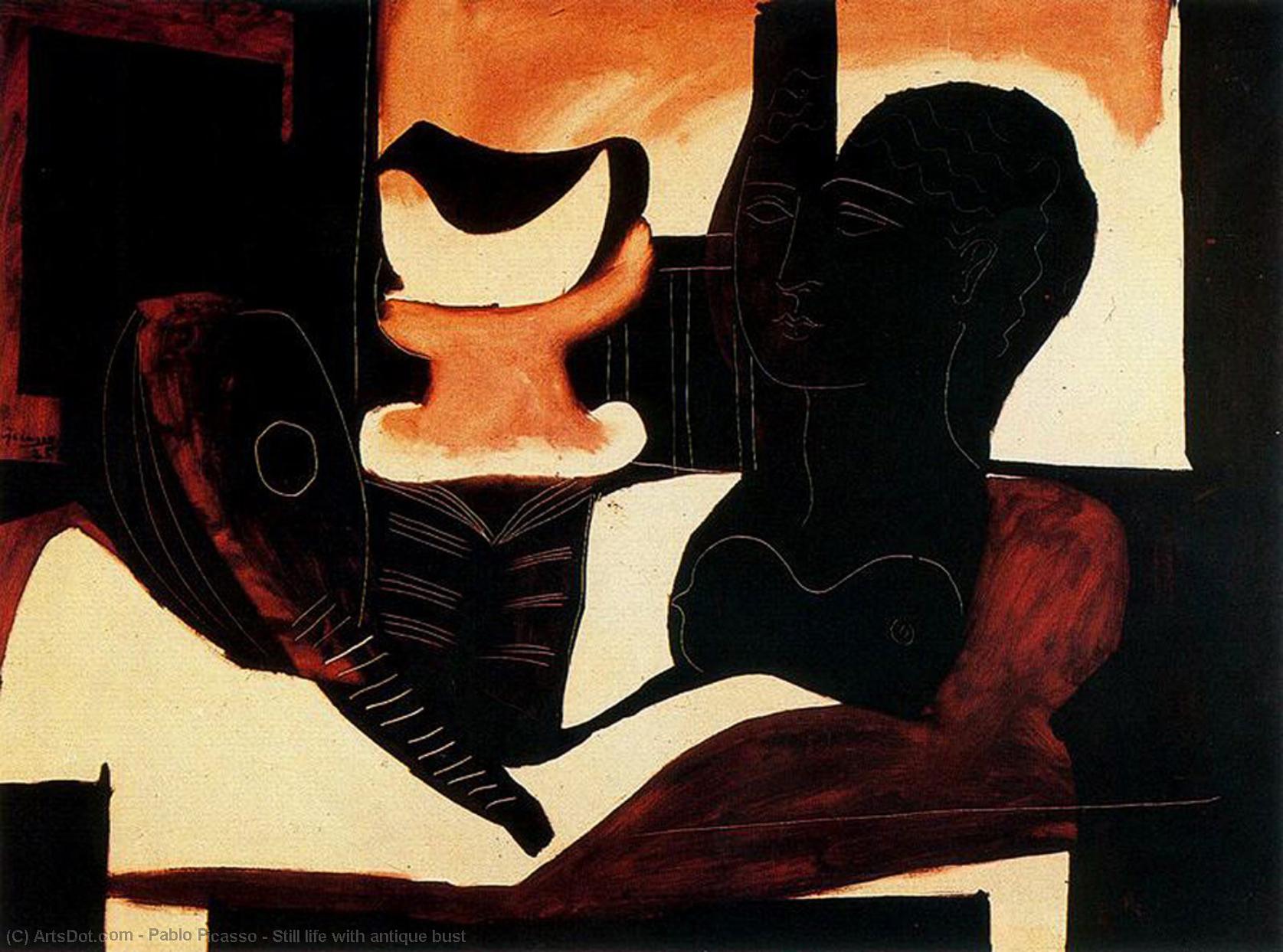 Still Life With Antique Bust — Pablo Picasso