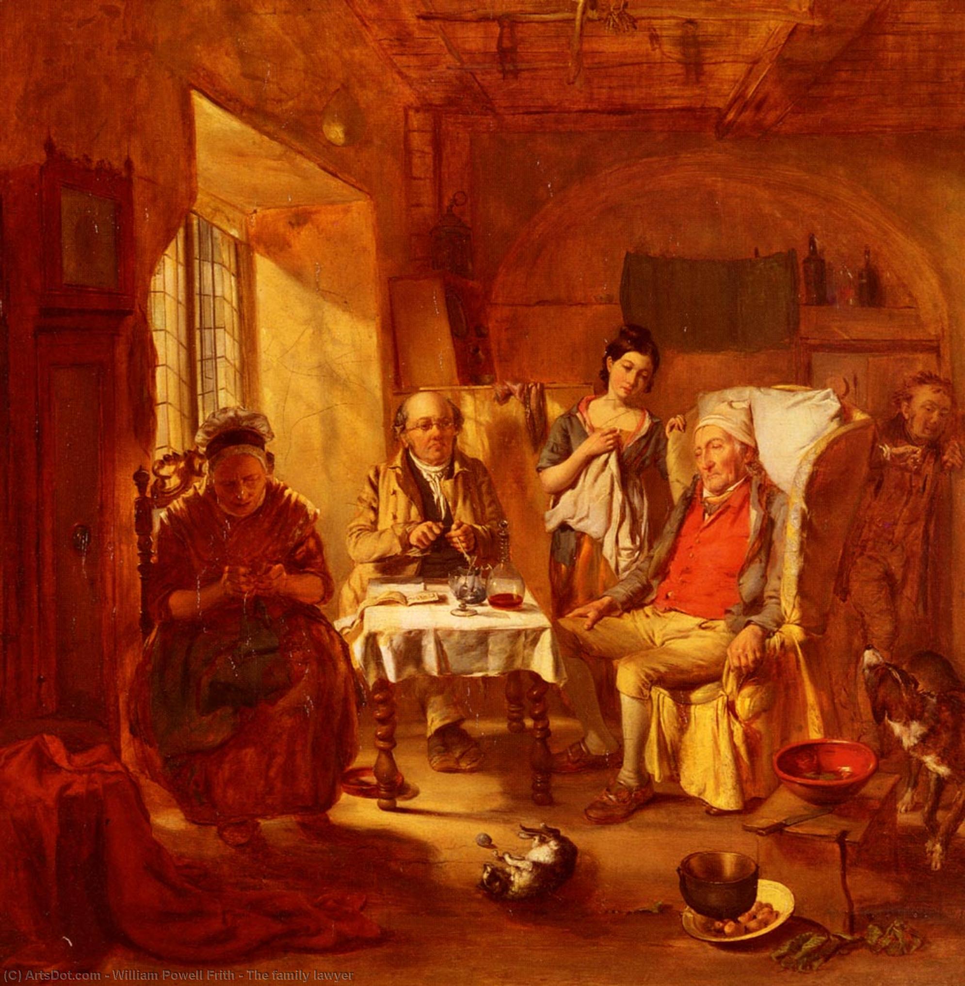 The Family Lawyer — William Powell Frith