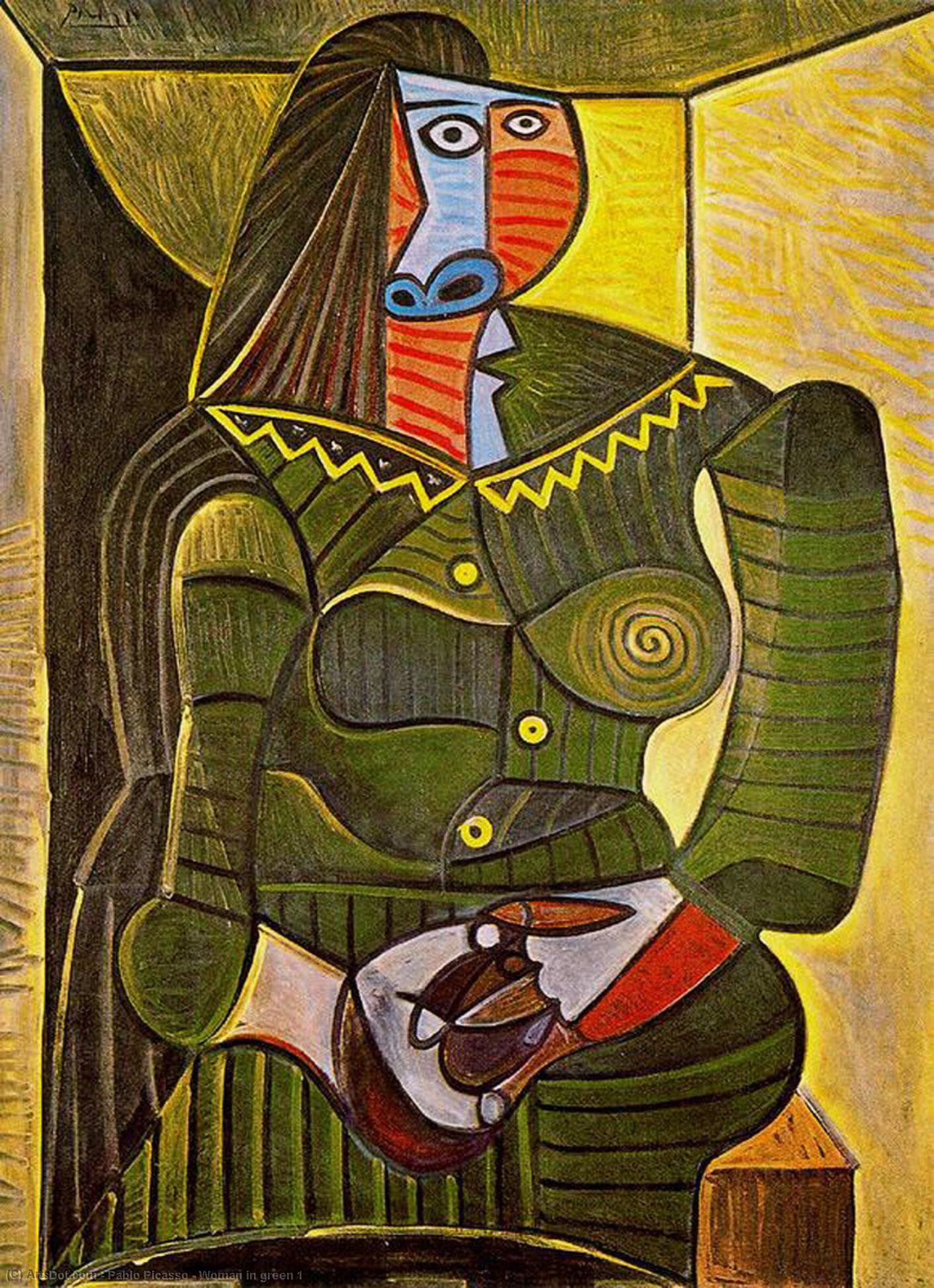 Woman In Green 1 — Pablo Picasso