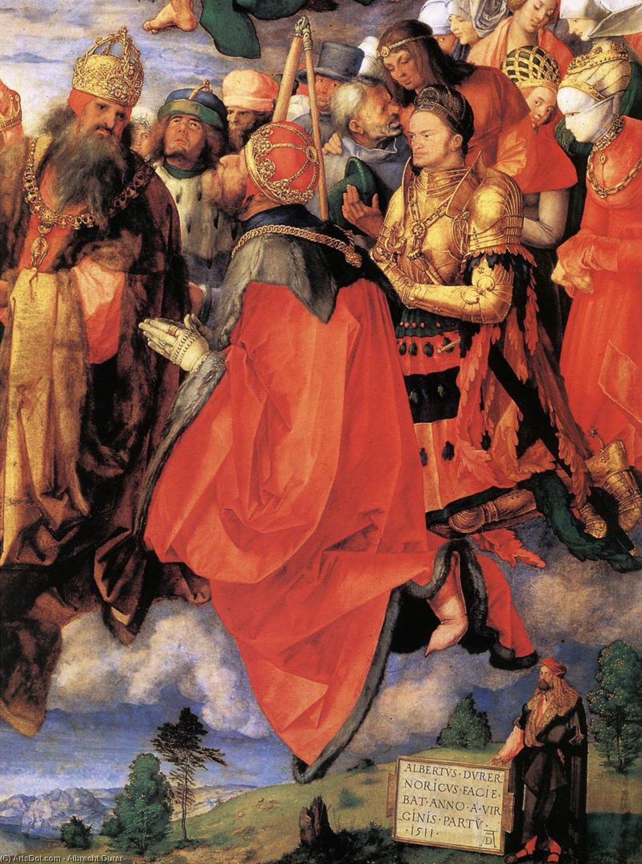 El Veneración Del Trino — Albrecht Dürer